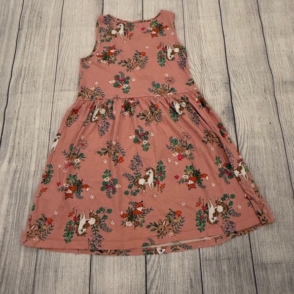 H&M Orange Pink Halter Sundress /girls size 6X-7 - Picture 5 of 7